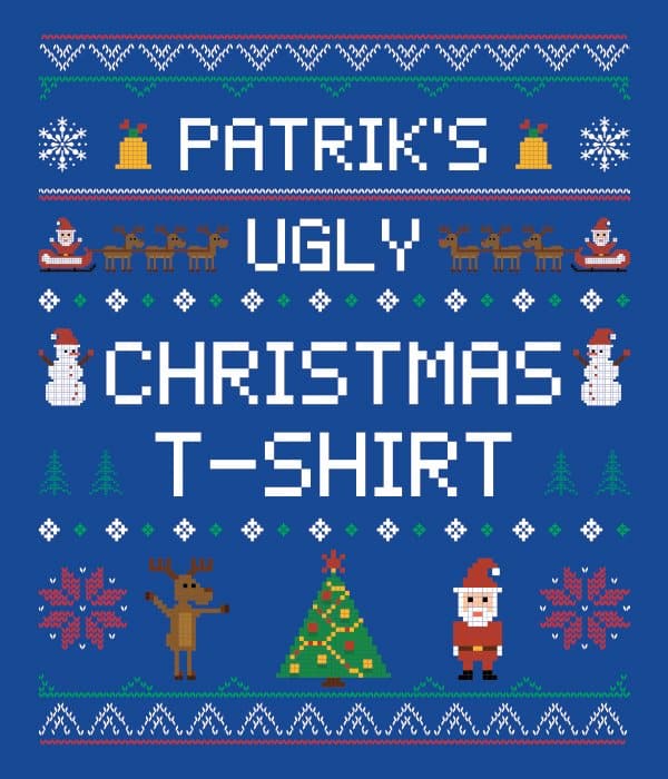 Predogled motiv ugly christmas tshirt